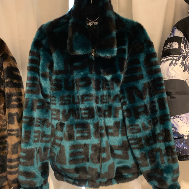 supreme Faux Fur Repeater Bomber size  s