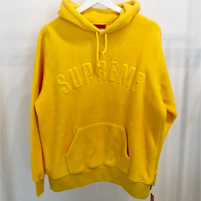 supreme フリースパーカー アーチロゴ シュプリーム状態