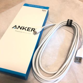 【未使用】Anker PowerLine Micro USB ケーブル(3m)(その他)