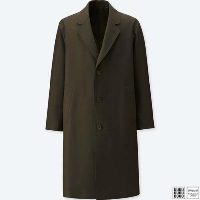 UNIQLO - 美品 ルメール「ウールブレンドチェスターコート」 ダーク