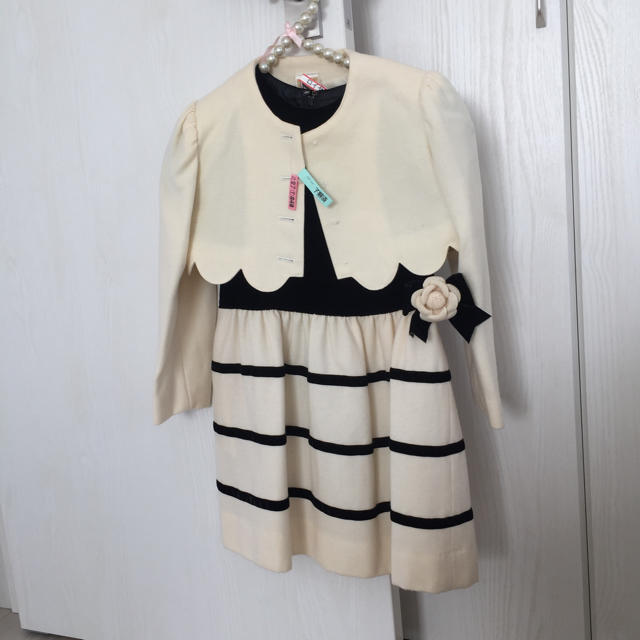 mezzo piano(メゾピアノ)のセットアップ ワンピース キッズ/ベビー/マタニティのキッズ服女の子用(90cm~)(ドレス/フォーマル)の商品写真