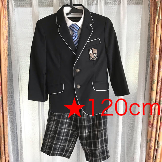 スーツ 男の子入学式 120 キッズ/ベビー/マタニティのキッズ服男の子用(90cm~)(ドレス/フォーマル)の商品写真