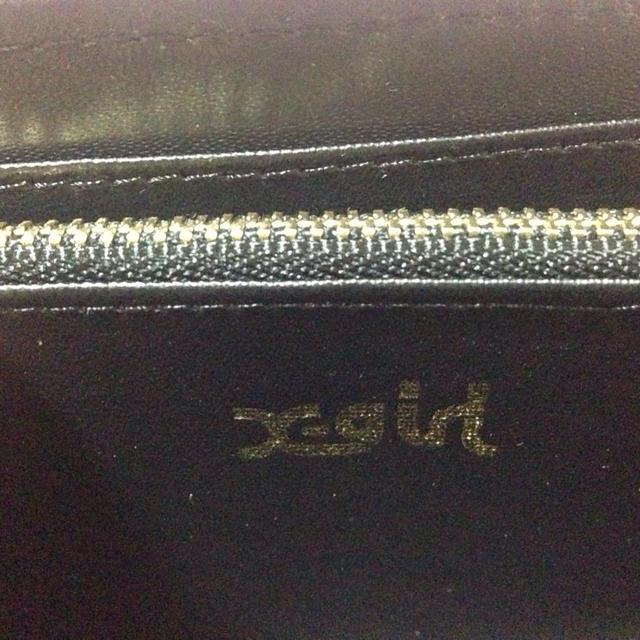 X-girl(エックスガール)のX-girl ブラック 長財布 レディースのファッション小物(財布)の商品写真