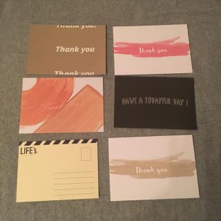 トゥデイフル(TODAYFUL)のtodayful thanksカード 6枚セット(その他)