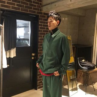 ジエダ(Jieda)のROTOL TRACK JACKET GREEN(ブルゾン)