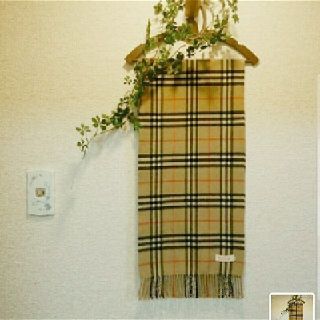 バーバリー(BURBERRY)のBURBERRY ピュアカシミアマフラー(マフラー)