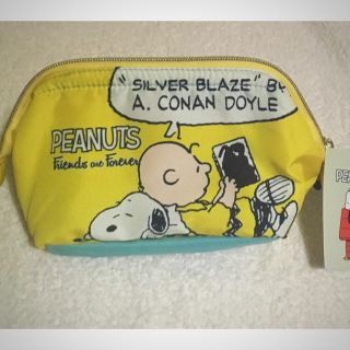 ピーナッツ(PEANUTS)の【新品未使用】スヌーピー ♡ワイヤー入り ポーチ(ポーチ)