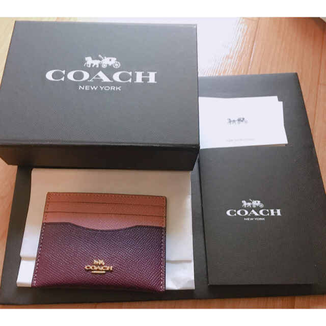 【新品未使用】COACH 正規品 カードケース 名刺入れ 定期入れ IDケース