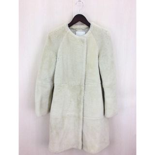 スリーワンフィリップリム(3.1 Phillip Lim)の【美品】3.1フィリップリム ムートン コート サイズ2(ムートンコート)