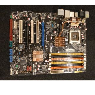 エイスース(ASUS)のASUS　P5KC LGA775 マザーボード　動作確認済(PCパーツ)