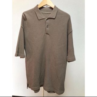 コモリ(COMOLI)の18ss Crepuscule クレプスキュール  鹿の子 ニット ポロシャツ(ニット/セーター)