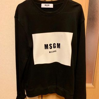 エムエスジイエム(MSGM)のMSGM ボックスロゴ トレーナー(スウェット)