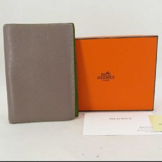 エルメス(Hermes)の美品★エルメス クーベルチュール アジェンダGM 手帳カバーシェーブル  箱付(手帳)