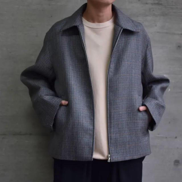 AURALEE オーラリー 18AW ダブルフェイスチェックブルゾン