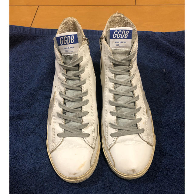 GOLDEN GOOSE(ゴールデングース)のGOLDEN GOOSE FRANCY 39 WHITE SILVER 富岡佳子 レディースの靴/シューズ(スニーカー)の商品写真