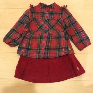 バーバリー(BURBERRY)のもこもこ様専用！バーバリーブラウス90(ブラウス)