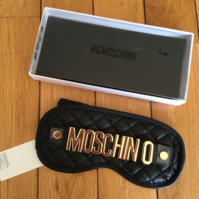 MOSCHINO × H&M レザーアイマスク | フリマアプリ ラクマ
