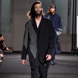 ヨウジヤマモト(Yohji Yamamoto)のYohji Yamamoto pour homme 17ss 抜染ジャケット(テーラードジャケット)