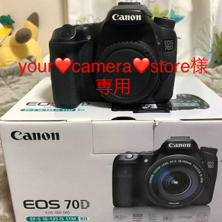 キヤノン(Canon)のCanon EOS70D キャノン一眼レフカメラ(デジタル一眼)