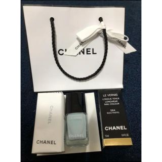 シャネル(CHANEL)のCHANEL ヴェルニロングトゥニュ584 ブルーパステル ネイル(マニキュア)