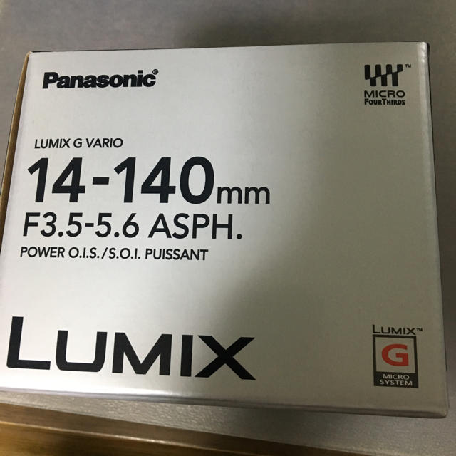 Panasonic(パナソニック)のH-FS14140-KA レンズ 大幅にお値下げしました！ スマホ/家電/カメラのカメラ(レンズ(ズーム))の商品写真