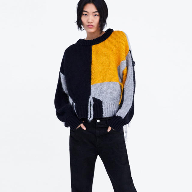 ZARA(ザラ)の日曜夜に削除します。早い者勝ち‼️ZARA 新品 ニット セーター レディースのトップス(ニット/セーター)の商品写真