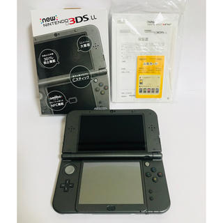 ニンテンドー3DS(ニンテンドー3DS)の値下げ中！New任天堂3DSLL メタリックブラック  美品！(携帯用ゲーム機本体)