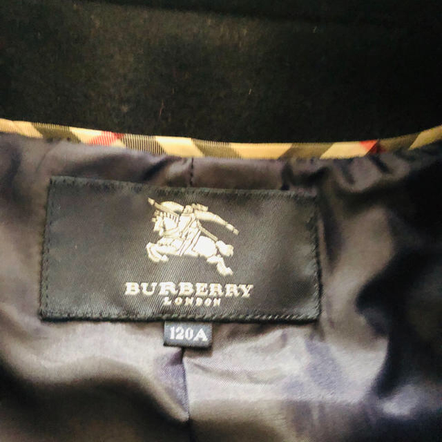 しまいまし BURBERRY 120 値下げの通販 by sarasuwati｜バーバリーならラクマ - バーバリー Pコート コート