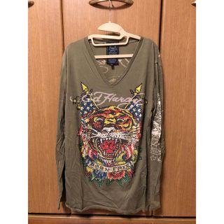 エドハーディー(Ed Hardy)のEd Hardy Vネック ロングT 2枚セット(Tシャツ/カットソー(七分/長袖))