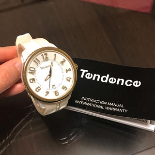 テンデンス(Tendence)のせいまま様専用  テンデンス Tendence 白 レディース ゴールド (腕時計)