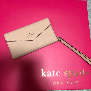 ケイトスペードニューヨーク(kate spade new york)の送料無料！新品 ケイトスペード  iPhone X XS ケース ショッパー付き(iPhoneケース)