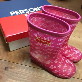 パーソンズキッズ(PERSON'S KIDS)のレインブーツ 長靴 ピンク 17cm PERSON'S KIDS(長靴/レインシューズ)