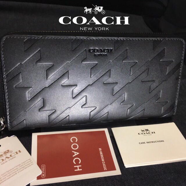 COACH(コーチ)の最短即日発送！新品コーチ長財布  贈り物には無料ラッピングも！ メンズのファッション小物(長財布)の商品写真