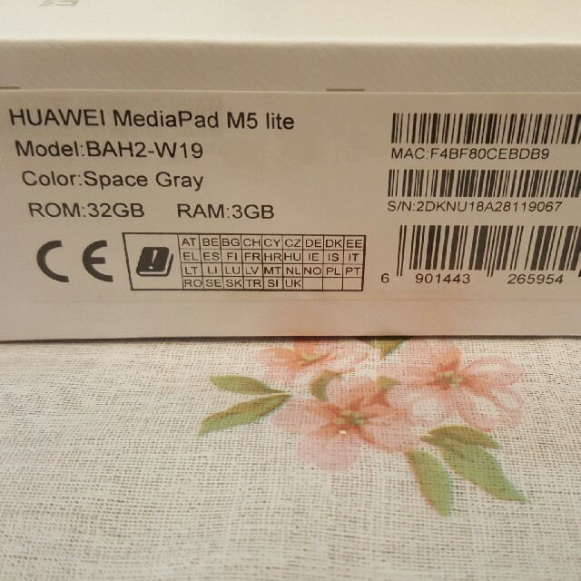 新品 MediaPad M5 lite RAM3GB ROM32GB ②