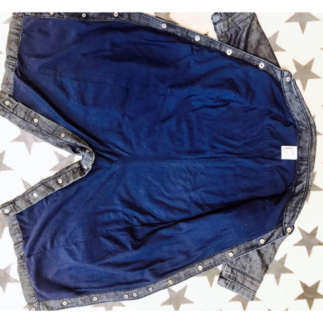babyGAP(ベビーギャップ)のbaby GAP 80㎝ デニムロンパース キッズ/ベビー/マタニティのベビー服(~85cm)(ロンパース)の商品写真