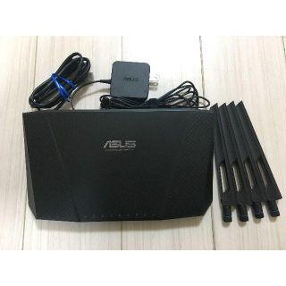 エイスース(ASUS)のASUS RT-AC87U 11a/b/g/n/ac対応 高速無線ルーター(PC周辺機器)