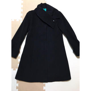 マリメッコ(marimekko)のウールカシミヤ コート Mサイズ ブラック(ロングコート)
