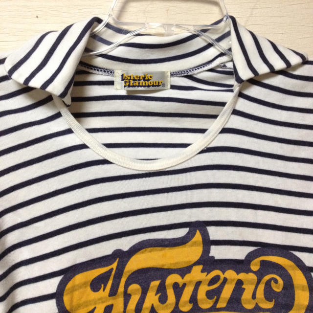 HYSTERIC GLAMOUR(ヒステリックグラマー)の最終値下げ！ボーダーカットソー⭐ レディースのトップス(カットソー(長袖/七分))の商品写真