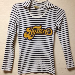 ヒステリックグラマー(HYSTERIC GLAMOUR)の最終値下げ！ボーダーカットソー⭐(カットソー(長袖/七分))