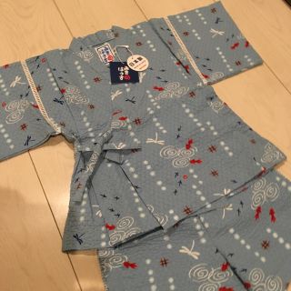 ミキハウス(mikihouse)の【☆新品 タグ付き☆】ミキハウス 甚平 90センチ(甚平/浴衣)