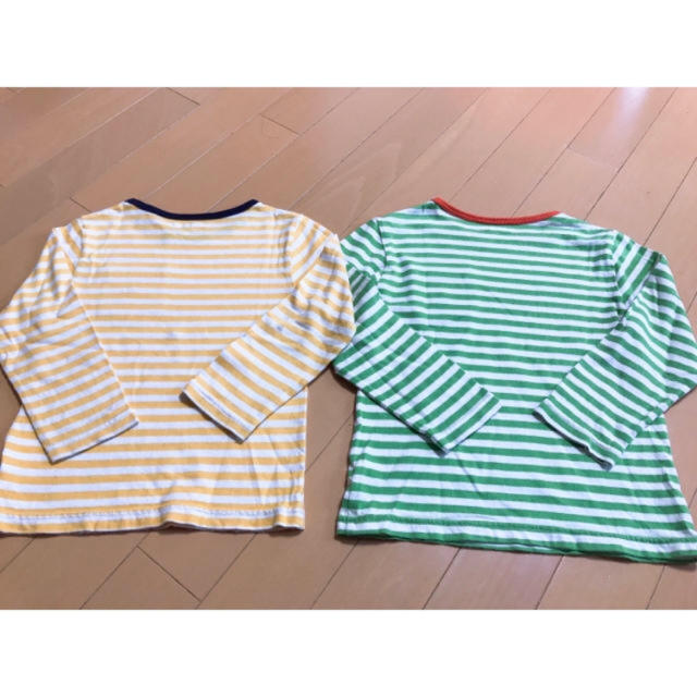 babyGAP(ベビーギャップ)のbaby GAP 100㎝ ボーダーロンT 2枚セット キッズ/ベビー/マタニティのキッズ服男の子用(90cm~)(Tシャツ/カットソー)の商品写真