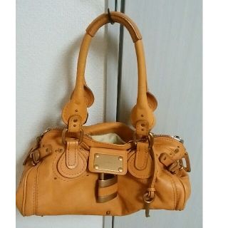クロエ(Chloe)のChloe クロエバッグ パディントン　美品　キャメル色(ハンドバッグ)