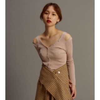 ディーホリック(dholic)のrandeboo accent cardigan top(カーディガン)