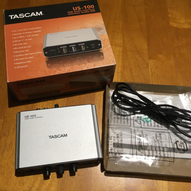 TASCAM USB オーディオインターフェース 楽器のDTM/DAW(オーディオインターフェイス)の商品写真