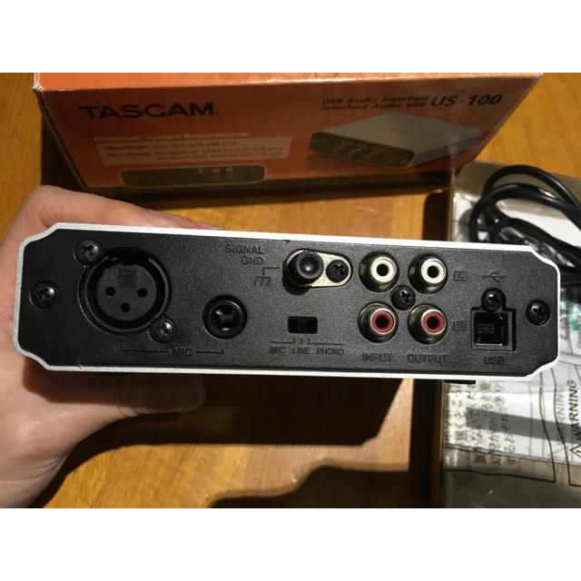 TASCAM USB オーディオインターフェース 楽器のDTM/DAW(オーディオインターフェイス)の商品写真