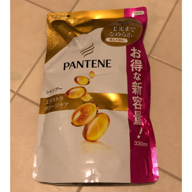 PANTENE(パンテーン)のパンテーン エクストラダメージケア シャンプー詰め替え用330ml  最終値下げ コスメ/美容のヘアケア/スタイリング(シャンプー)の商品写真