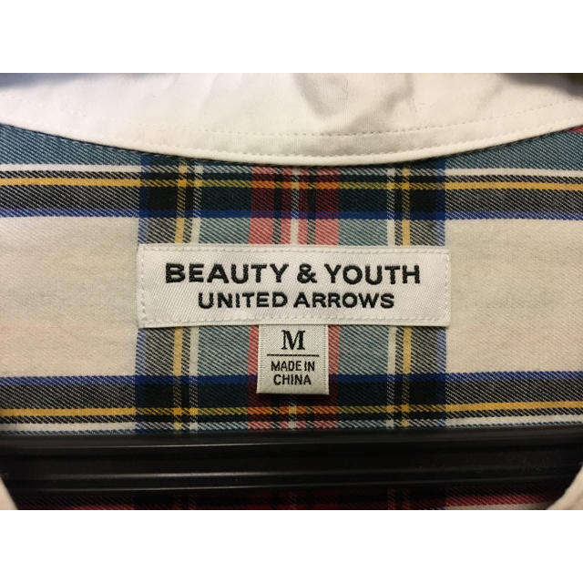 BEAUTY&YOUTH UNITED ARROWS(ビューティアンドユースユナイテッドアローズ)の【値下げ】ビューティ&ユース ユナイテッドアローズ チェックシャツ M メンズのトップス(シャツ)の商品写真