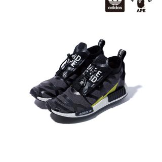 アベイシングエイプ(A BATHING APE)の【新品】NHBAPE NMD STLT BLACK(スニーカー)