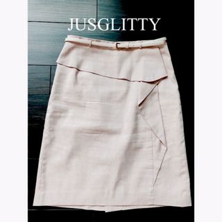 ジャスグリッティー(JUSGLITTY)のJUSGLITTY☆ジャスグリッティー☆ラッフルフリルスカート(ひざ丈スカート)