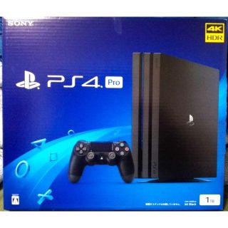 新品未開封 PlayStation 4 Pro ジェット・ブラック 1TB(家庭用ゲーム機本体)